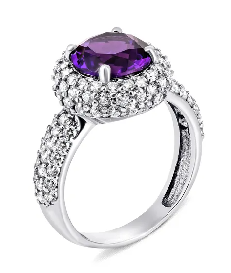 Каблучка з дорогоцінним камінням